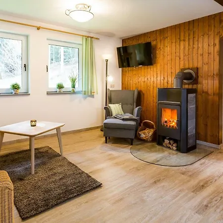 Natur Ferienhaus Trebnitzgrund - Urlaub Im Wald Tatil Evi